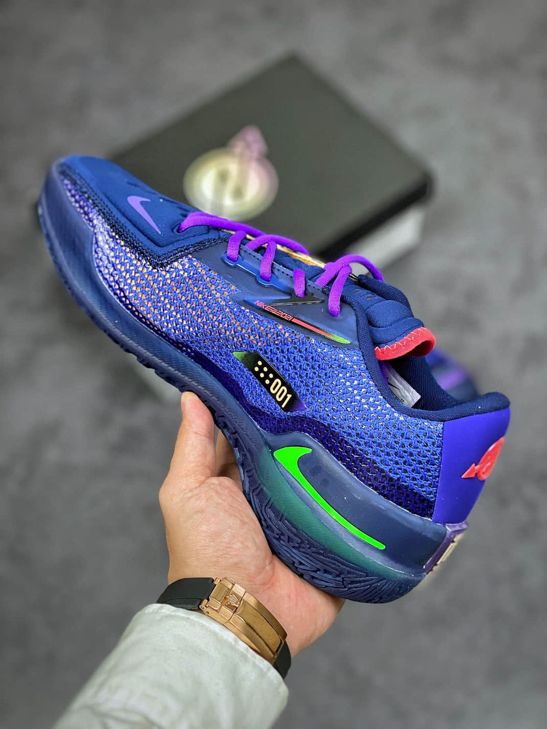 Nike Air Zoom GT Cut Blue Void Purple Red Men's - CZ0175-400